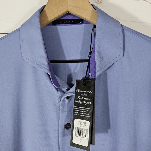 NWT Greyson | Cayuse Polo in Cloud - Picture 7 of 7